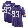 Jonathan Bullard Minnesota Vikings Nike Game Player Jersey - Purple