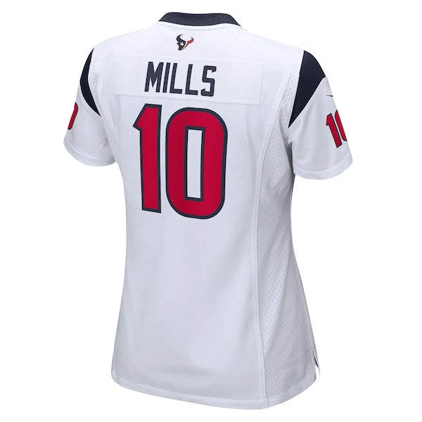 Davis Mills Houston Texans Nike Women's Game Player Jersey - White/Navy