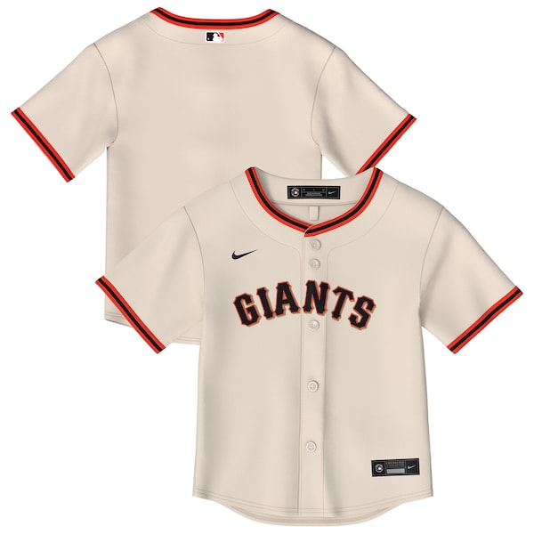 San Francisco Giants Toddler Home Replica Jersey - Cream