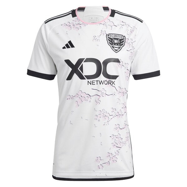 D.C. United adidas 2024 The Cherry Blossom Kit Replica Custom Jersey - White