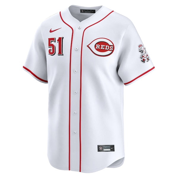 Graham Ashcraft Cincinnati Reds Nike Home Limited Player Jersey - White