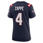 Bailey Zappe New England Patriots Nike Women's Game Player Jersey - Navy/Red/White