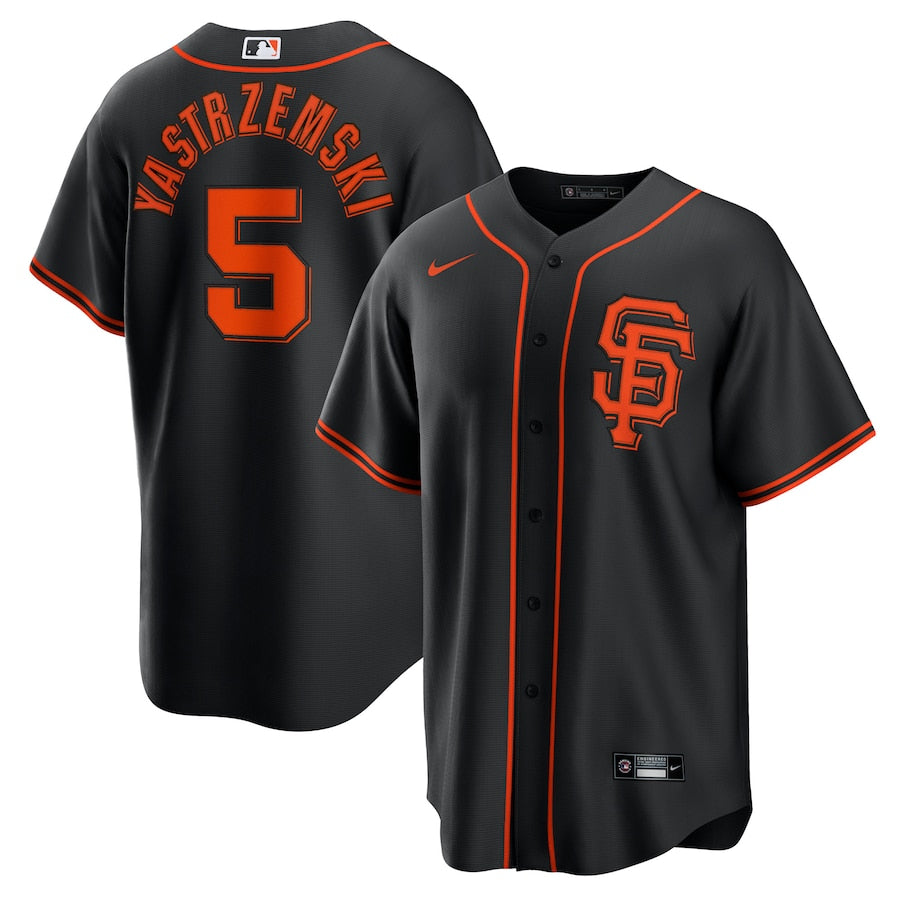 Mike Yastrzemski San Francisco Giants Nike Home Replica Player Jersey - Cream/Black