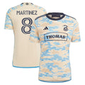 Jose Martinez Philadelphia Union adidas 2024 For Philly Replica Jersey - Tan