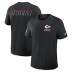 Kansas City Chiefs Nike 2025 NFL Crucial Catch Tri-Blend Dri-FIT T-Shirt - Black