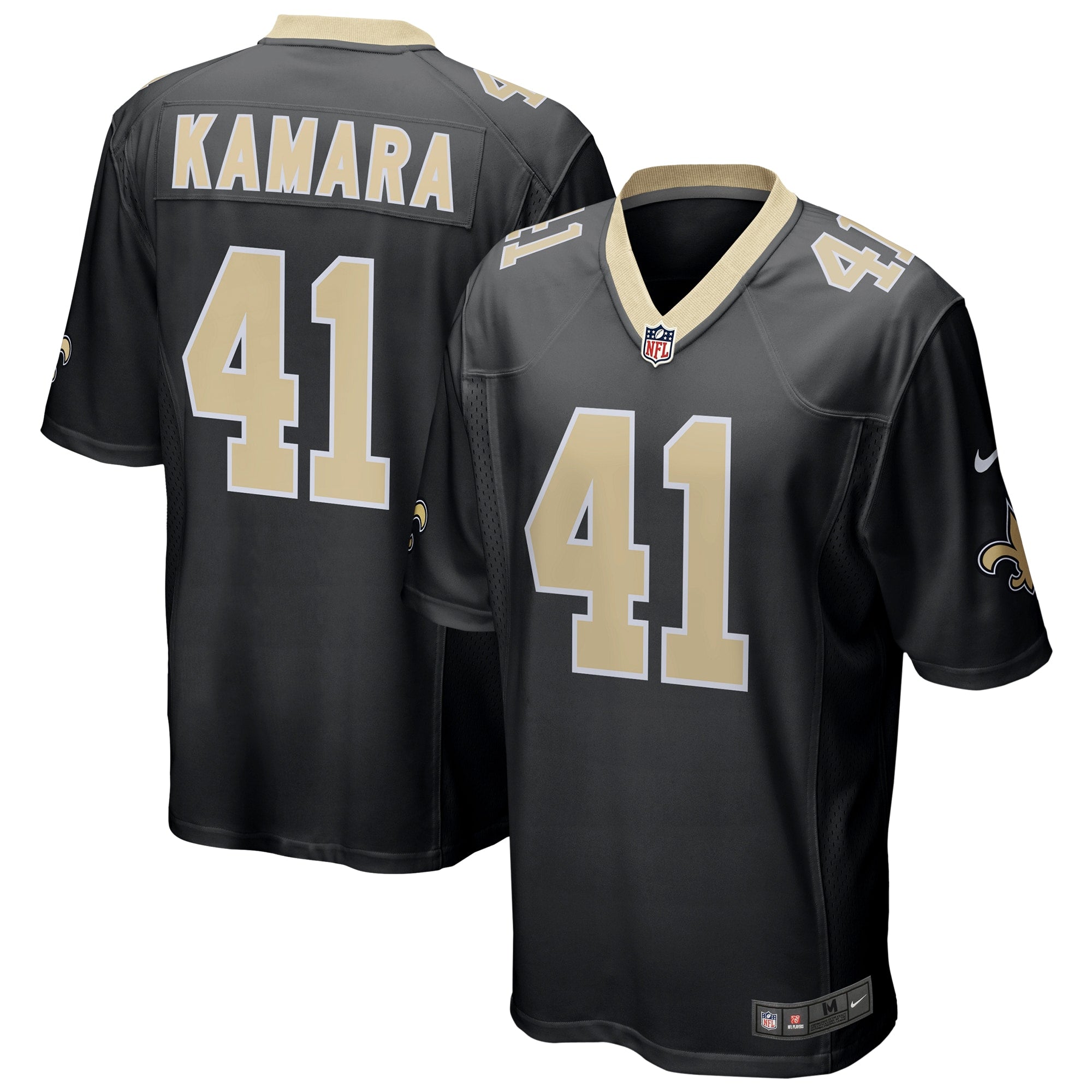 Alvin Kamara New Orleans Saints Nike Alternate Game Jersey -  White/Black