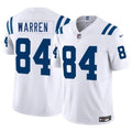 Tyler Warren Indianapolis Colts Nike 2025 NFL Draft First Round Pick F.U.S.E Vapor Limite Jersey - White