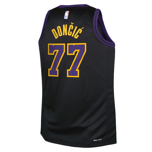 Luka Dončić Los Angeles Lakers Nike Youth 2025/26 City Edition Swingman Jersey - Black