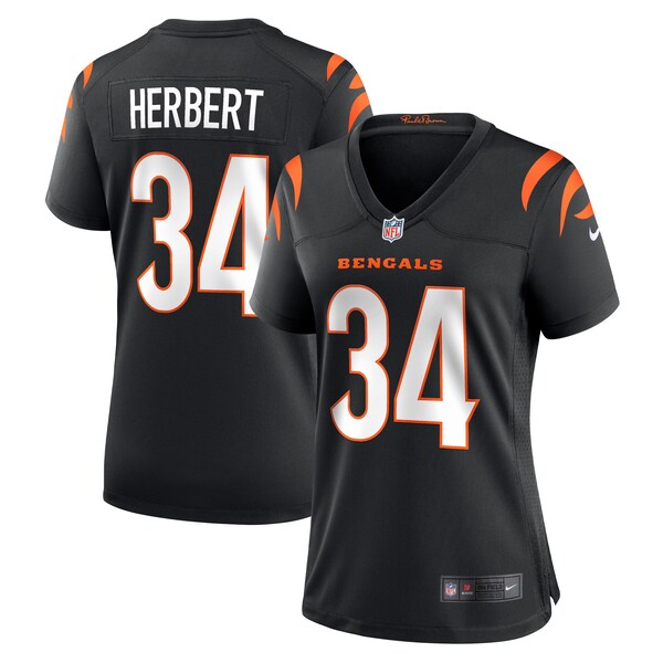 Khalil Herbert Cincinnati Bengals Nike Women's  Game Jersey -  Black