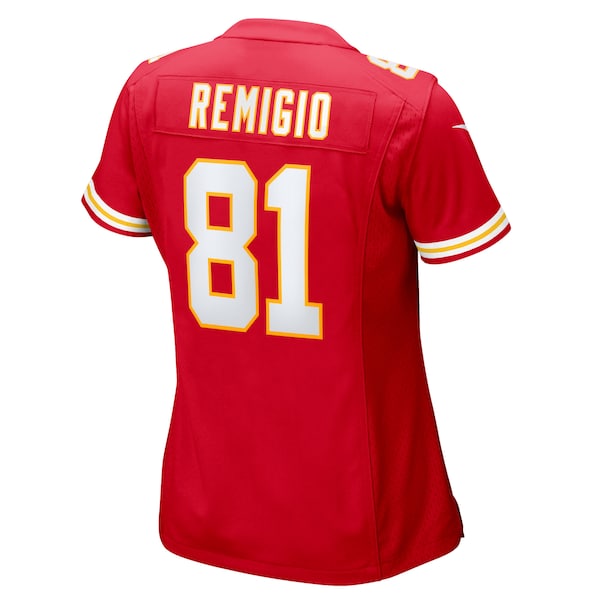 Nikko Remigio Kansas City Chiefs Nike Women's Team Game Jersey -  Red