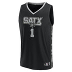 Victor Wembanyama San Antonio Spurs  Fast Break Replica Player Jersey - Statement Edition - Black/White