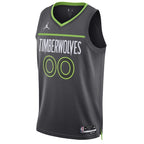 Minnesota Timberwolves Jordan Brand Unisex 2022/23 Swingman Custom Jersey - Statement Edition - Black