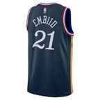 Joel Embiid Philadelphia 76ers Nike Unisex 2025/26 Swingman Jersey - Navy - City Edition