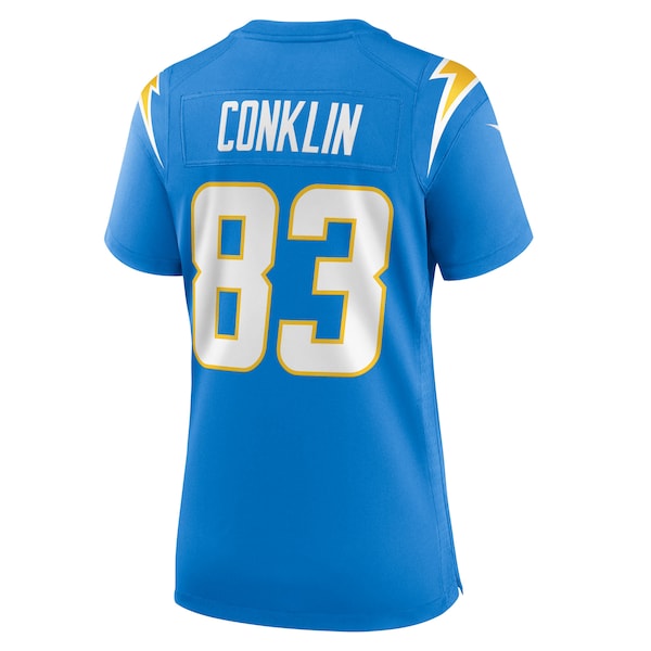 Tyler Conklin Los Angeles Chargers Nike Women's Team Game Jersey -  Powder Blue