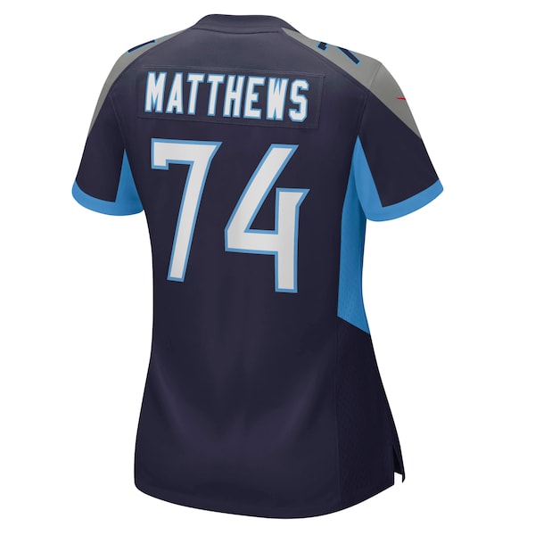 Bruce Matthews Tennessee Titans Nike Women's Retired Player Jersey - Navy/Light Blue