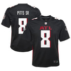 Kyle Pitts Sr. Atlanta Falcons Nike Youth Team Game Jersey - Black