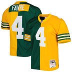 Brett Favre Green Bay Packers 1996 Split Legacy Replica Jersey - Green/Gold