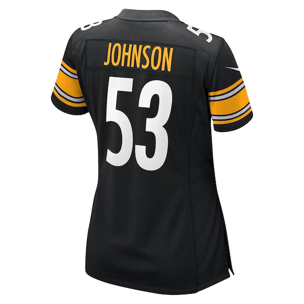 Kyron Johnson Pittsburgh Steelers Nike Women's  Game Jersey -  Black