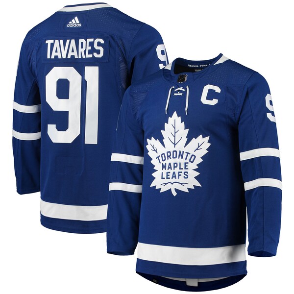 John Tavares Toronto Maple Leafs adidas Home Primegreen Authentic Player Jersey - Blue