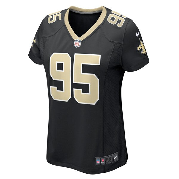 Jack Heflin New Orleans Saints Nike Women's Team Game Jersey -  Black