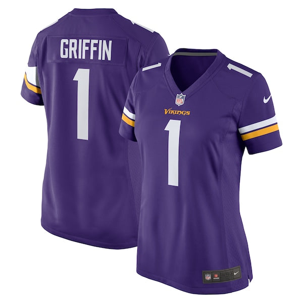Shaquill Griffin Minnesota Vikings Nike Women's Team Game Jersey -  Purple