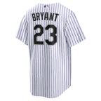 Kris Bryant Colorado Rockies Nike Replica Player Jersey - White/Purple