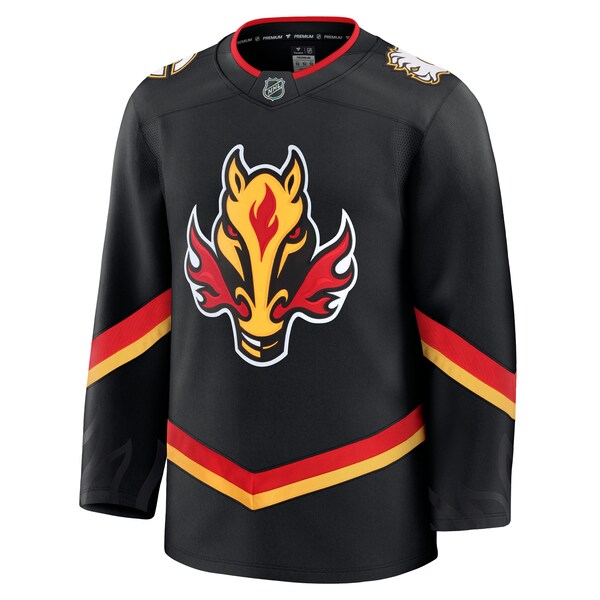 Calgary Flames  Alternate Premium Jersey - Black/Red/White