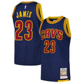 LeBron James Cleveland Cavaliers 2015/16 Hardwood Classics Authentic Jersey - Navy
