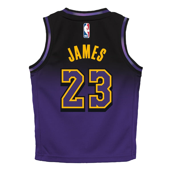 LeBron James Los Angeles Lakers Nike Preschool 2024/25 Swingman Player Jersey -  City Edition - Purple