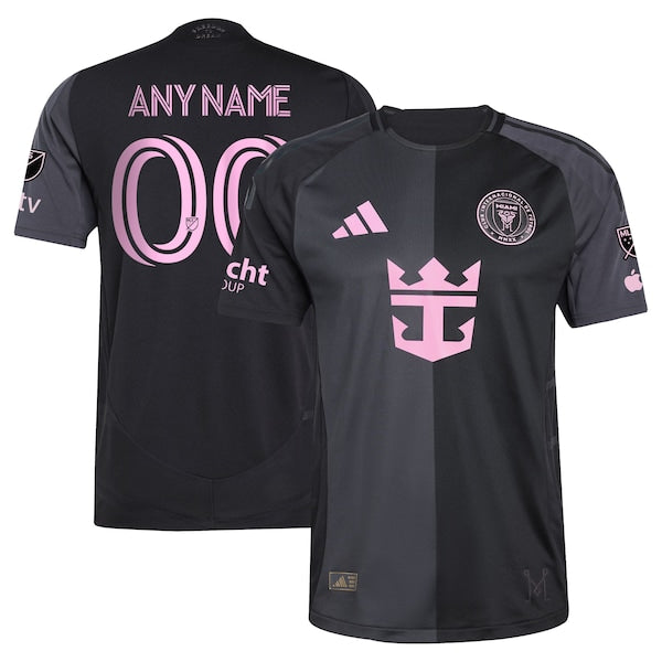 Inter Miami CF adidas 2025 The Fortitude Kit Authentic Custom Jersey - Black