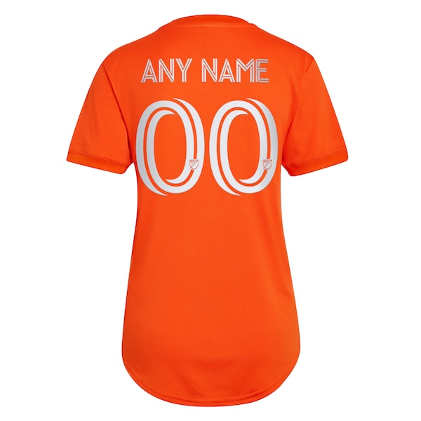 New York City FC adidas Women's 2022 The Volt Kit Replica Custom Jersey - Orange