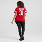 Isaac Guerendo San Francisco 49ers Nike Women's  Game Jersey -  Scarlet