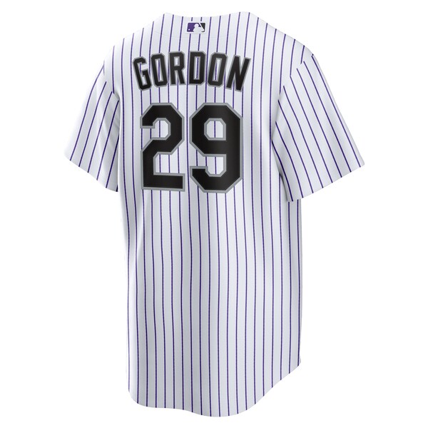 Tanner Gordon Colorado Rockies Nike Home Replica Jersey - White