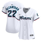 Sandy Alcantara Miami Marlins Nike Women's Home Limited Player Jersey – White