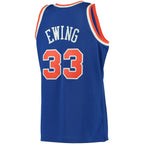 Patrick Ewing New York Knicks 1991/92 Big & Tall Hardwood Classics Swingman Jersey - Blue