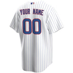 Chicago Cubs Nike Home Replica Custom Jersey - White
