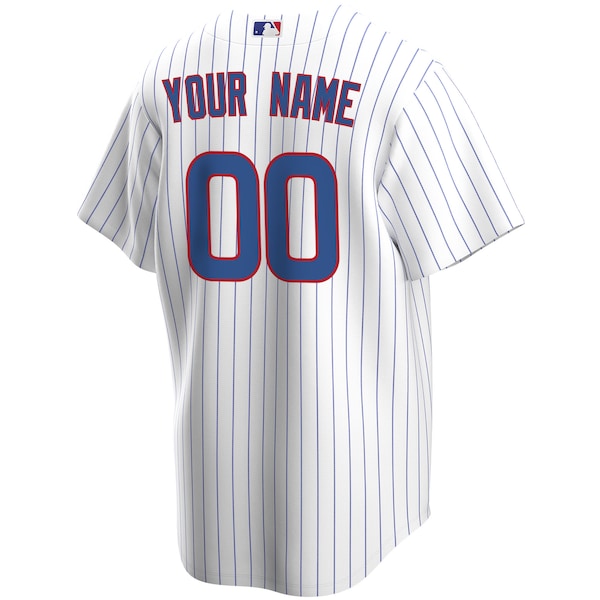 Chicago Cubs Nike Home Replica Custom Jersey - White