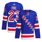 Adam Fox New York Rangers adidas Home Primegreen Authentic Pro Player Jersey - Blue