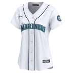 Women's Seattle Mariners Nike White Home Limited Custom Jersey