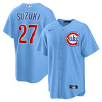 Seiya Suzuki Chicago Cubs Nike Alternate Replica Player Jersey - Light Blue