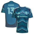 Jordan Morris Seattle Sounders FC adidas 2025 The Salish Sea Kit Replica Player Jersey - Blue