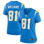 Mike Williams Los Angeles Chargers Nike Women's Game Jersey - Powder Blue/Navy/Royal