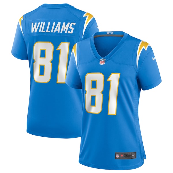 Mike Williams Los Angeles Chargers Nike Women's Game Jersey - Powder Blue/Navy/Royal