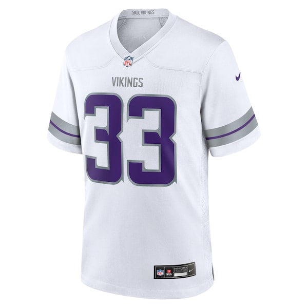 Aaron Jones Minnesota Vikings Nike Alternate Game Player Jersey - White