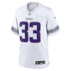 Aaron Jones Minnesota Vikings Nike Alternate Game Player Jersey - White