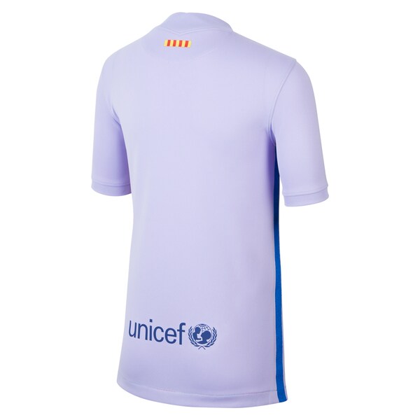Barcelona Nike Youth 2021/22 Away Stadium Replica Jersey - Purple