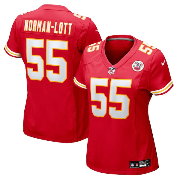 Omarr Norman-Lott Kansas City Chiefs Nike Women's Team Game Jersey -  Red