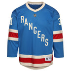 Igor Shesterkin New York Rangers Youth Centennial Replica Jersey - Blue