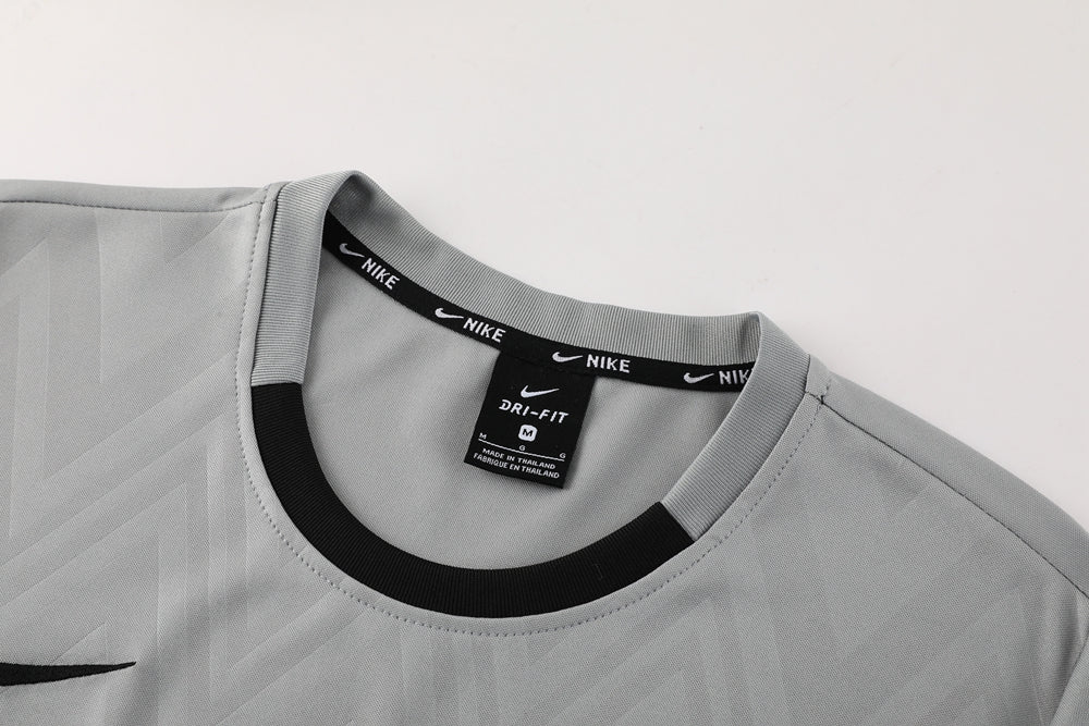 Nike Short Sleeve Training Jersey Set-ND06- Gray