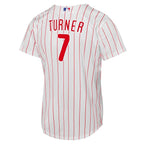 Trea Turner Philadelphia Phillies Nike Youth Home Replica Player Jersey - White